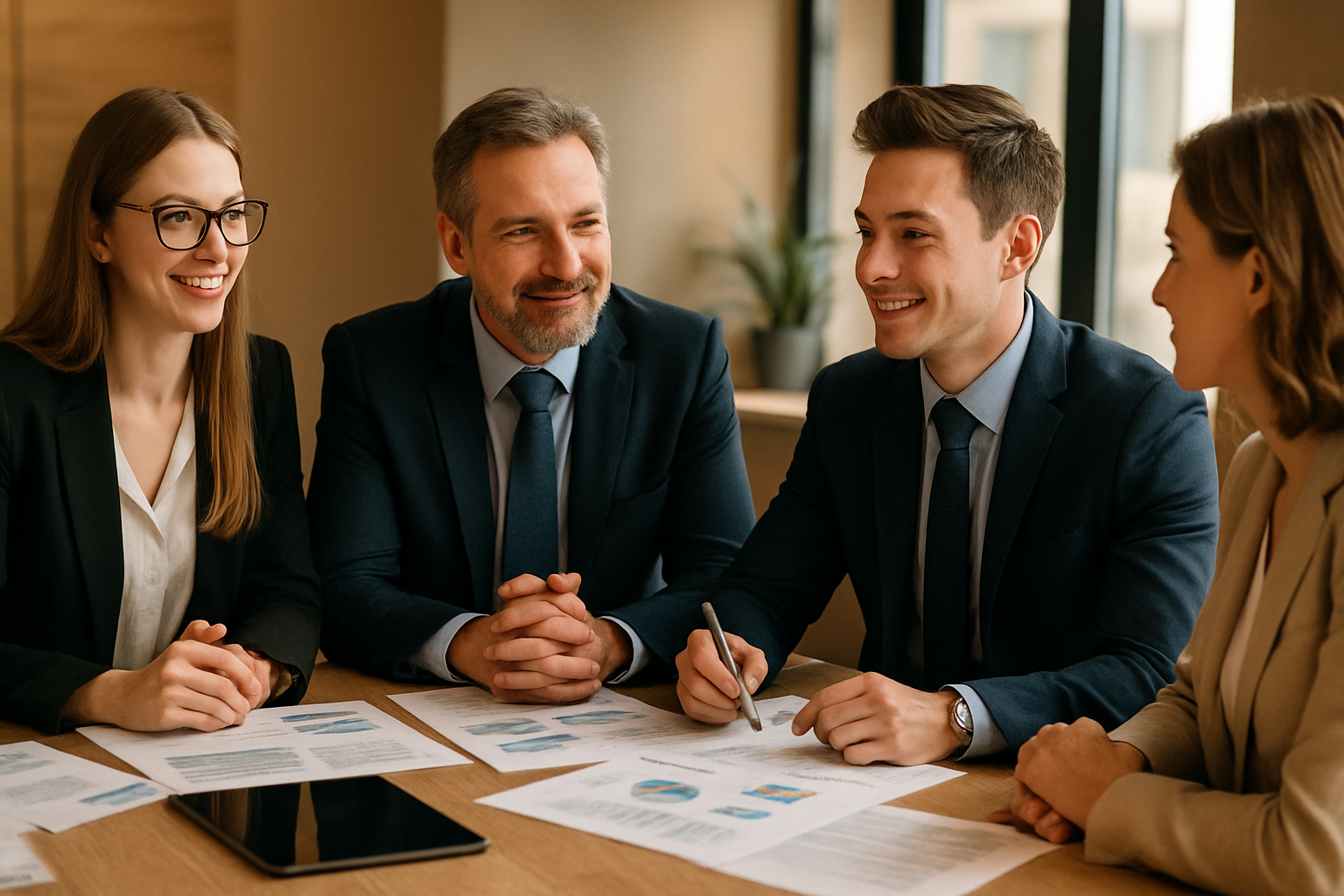Il team Landozzi Consulting durante una consulenza
